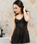 Sussurro Nero Corset Babydoll