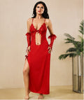 Passione Rossa Cut-Out Gown
