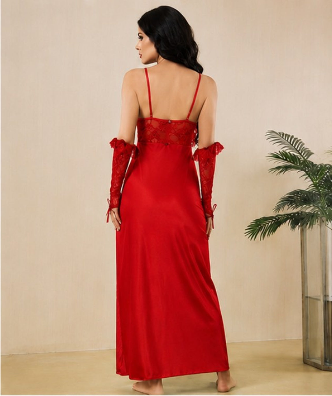 Passione Rossa Cut-Out Gown