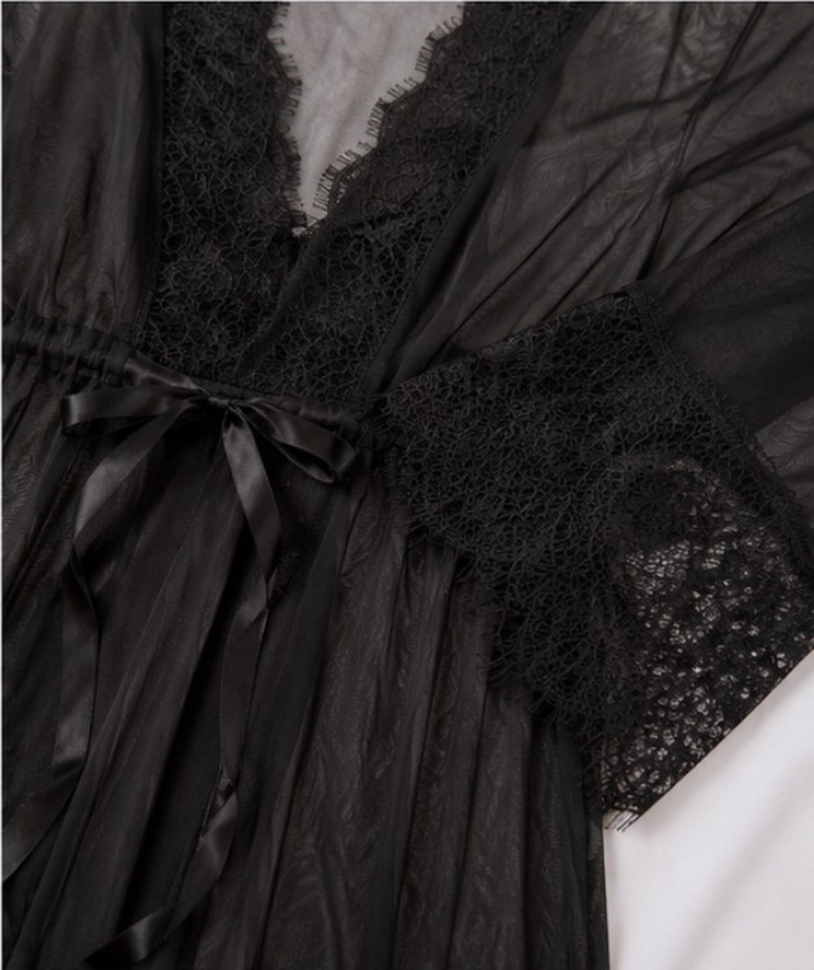 Notte Velata Mesh Robe Set