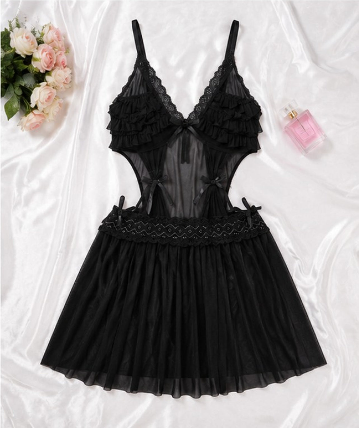 Bella Fascia Ruffle Babydoll