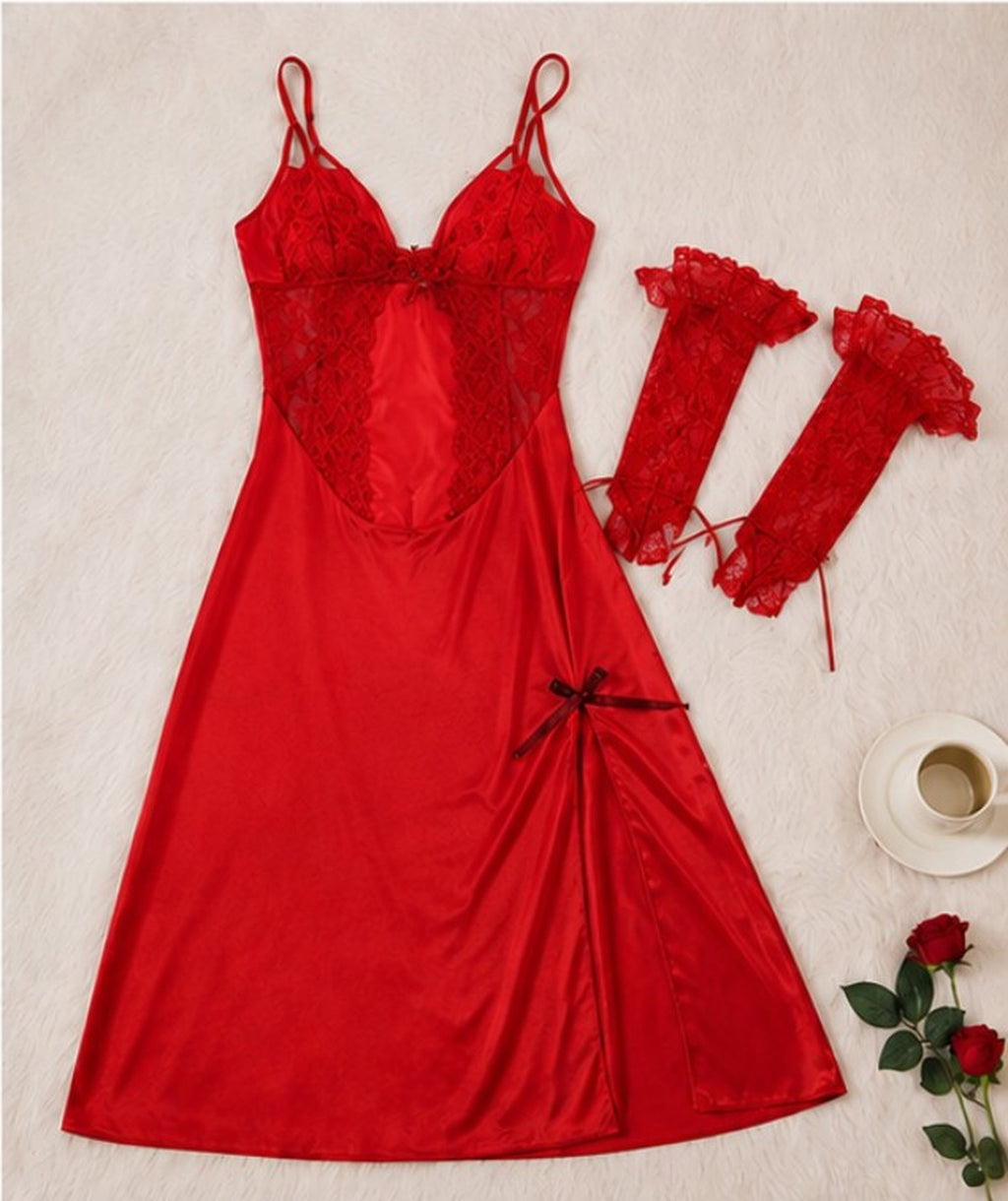 Passione Rossa Cut-Out Gown