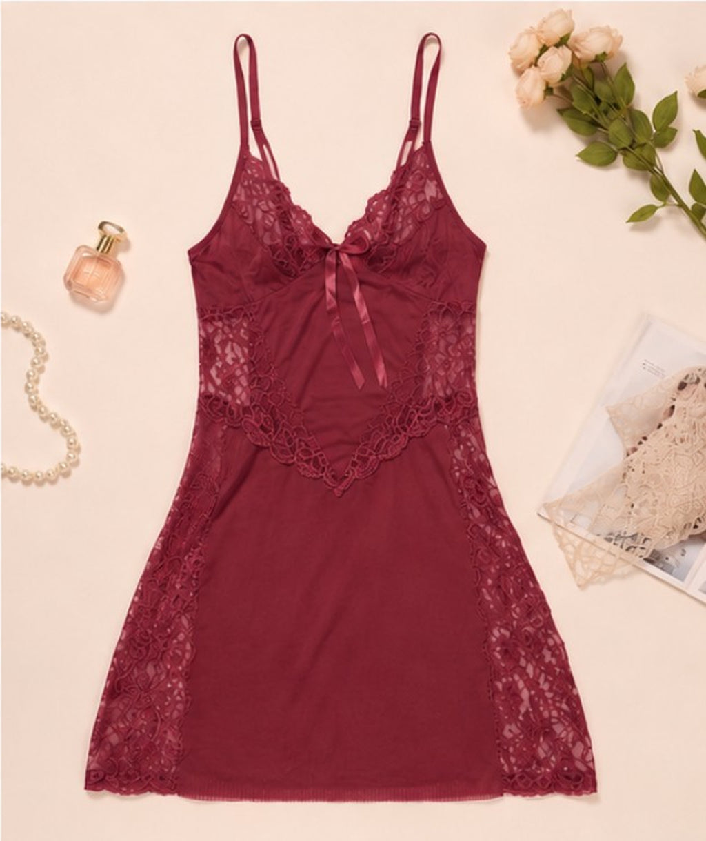Bacca Scura Panel Babydoll