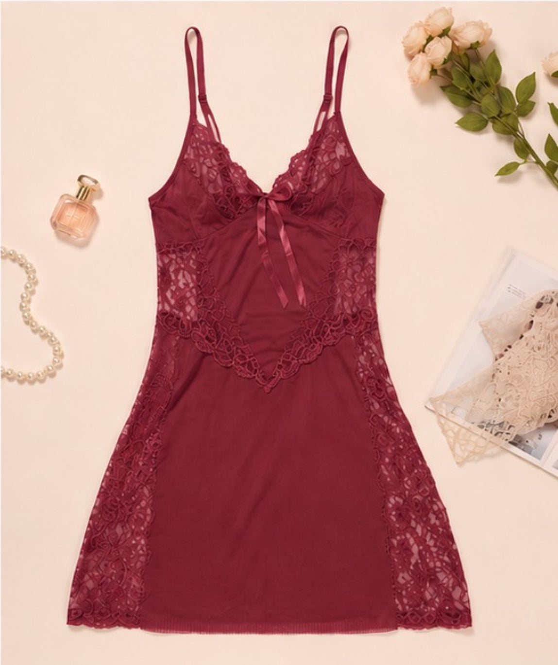 Bacca Scura Panel Babydoll