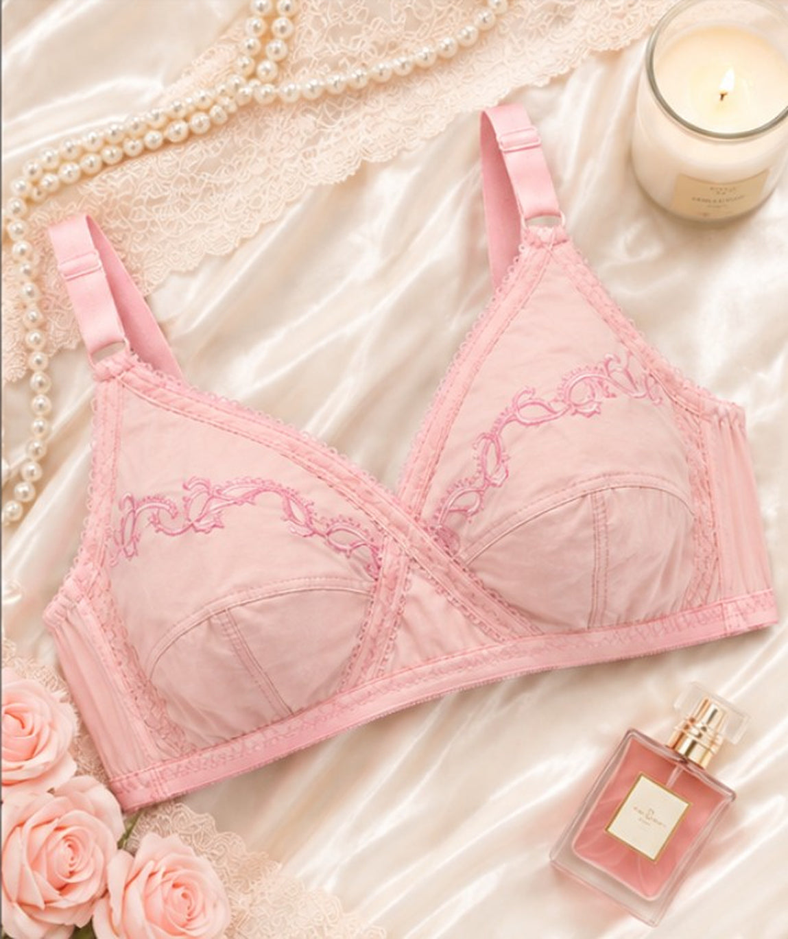 X Over Cotton Bra