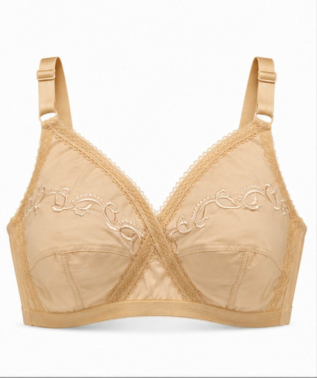 X Over Cotton Bra