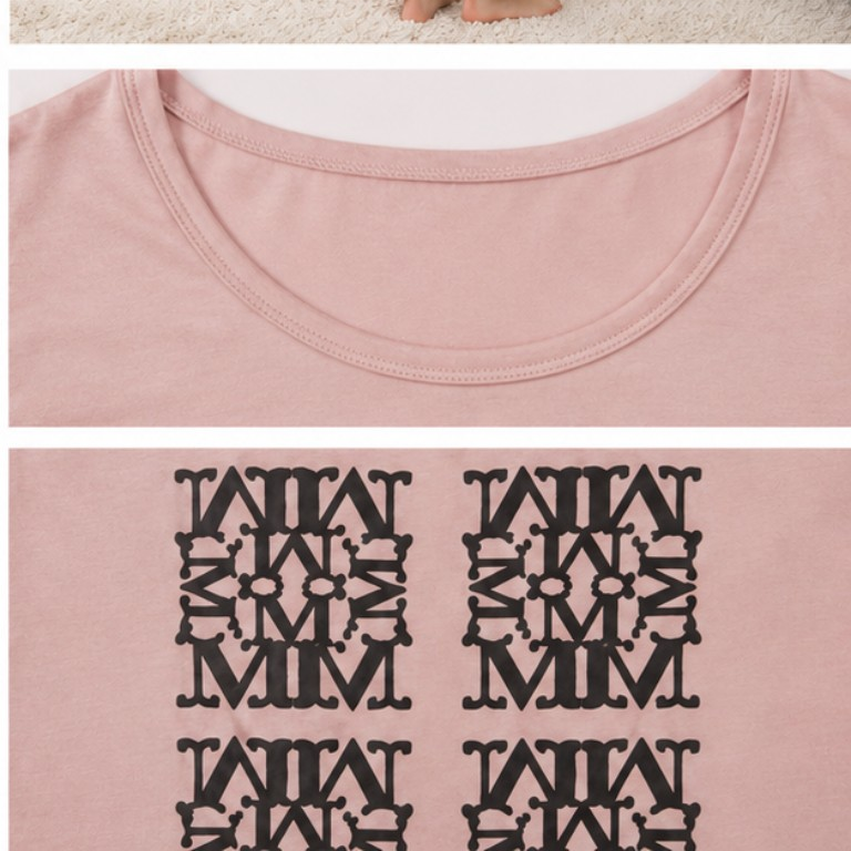 Bold Letter Graphic Pajama Set