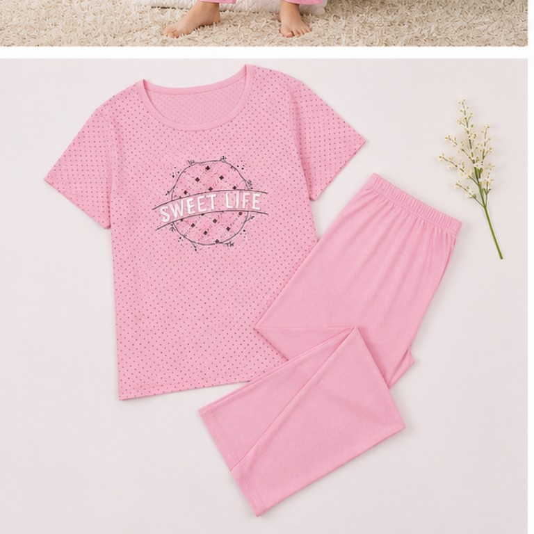 Sweet Life Polka Dot Pajama Set