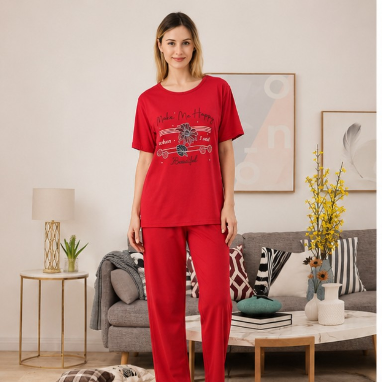 Me Happy Floral Pajama Set