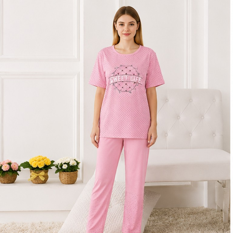 Sweet Life Polka Dot Pajama Set