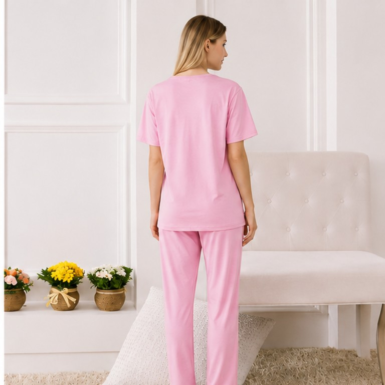 Everything Is Good Graphic Pajama Set