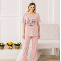 Everything Is Good Graphic Pajama Set